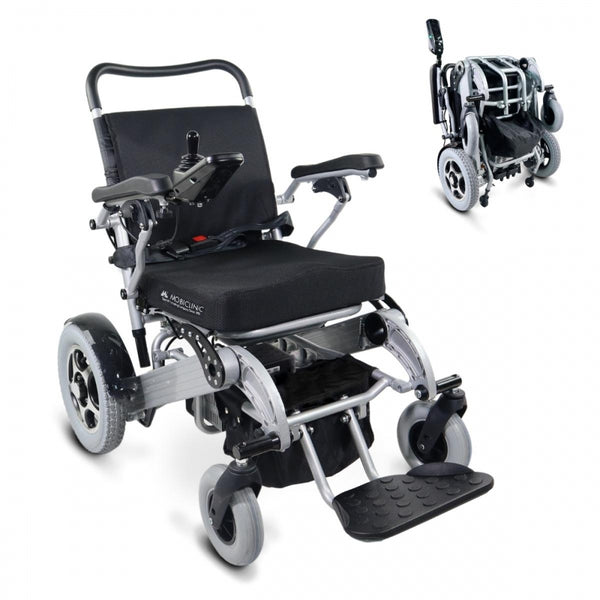 Electric wheelchair | Foldable | Auton. 17 km | Aluminum | Adjustable | Safe and comfortable| Troya | Mobiclinic