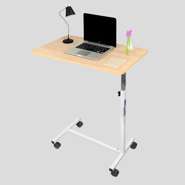 Overbed Table | Height-Adjustable | Light | Wood | Model: Meseta | Mobiclinic