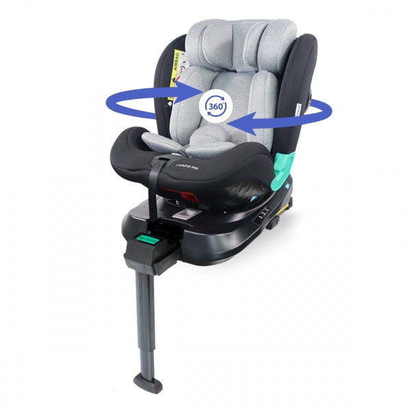 Child car seat |360º swivel| i-Size |Evolutionary |40-150 cm |0-12 years|Reclining |Adjustable |Lionfix Pro|Mobiclinic