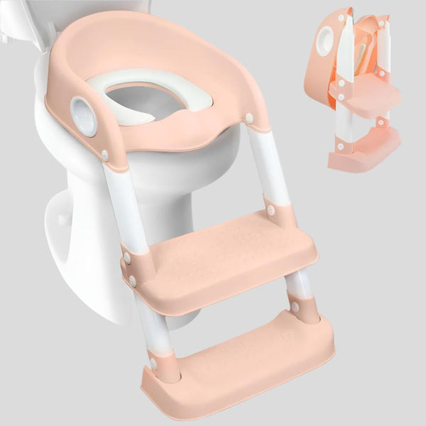 Child toilet seat | Comfortable | Safe | With stairs | Non-slip | Adjustable | Foldable | Lala | Mobiclinic