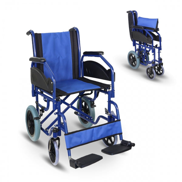 Mobiclinic Foldable and Self-Propelled Wheelchair | Maestranza | Removable Armrest and Footrest