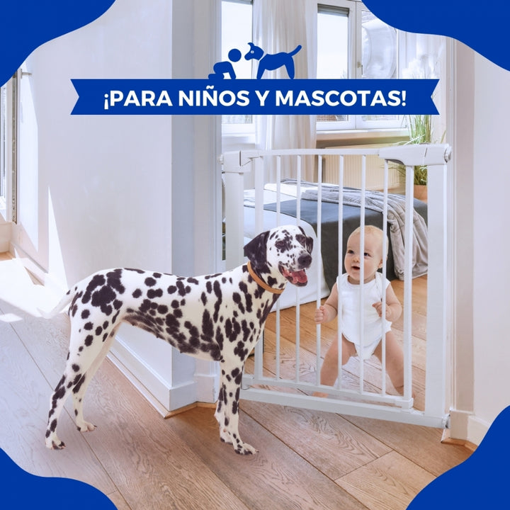 barrera escalera con puertas niños y mascotas