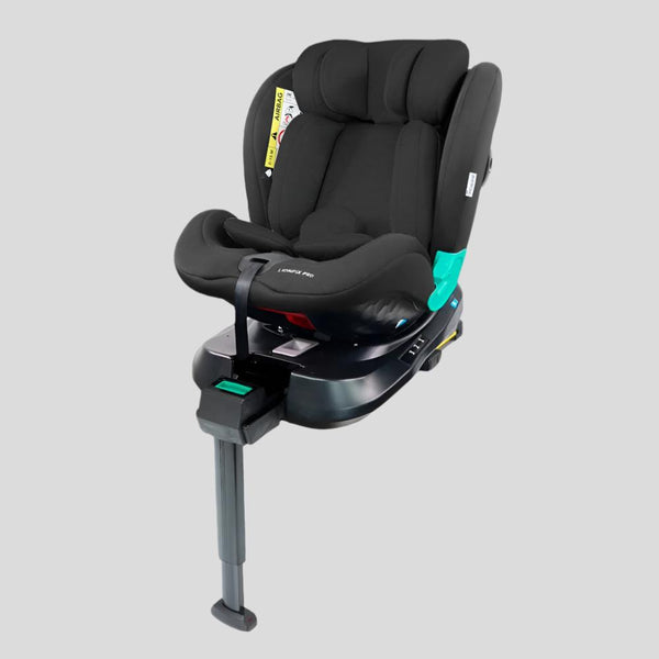 Child car seat |360º swivel |i-Size |Evolutionary |40 - 150cm |0-12 years|Reclining |Adjustable |Black | Lionfix Pro |Mobiclinic