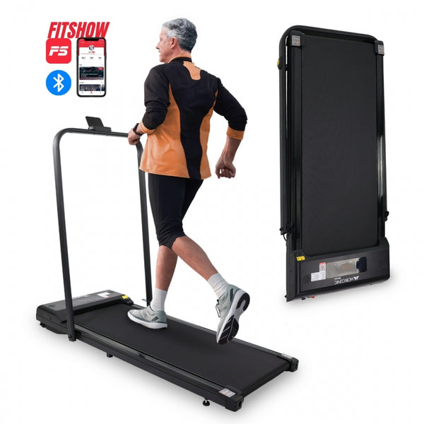 Folding treadmill | Bluetooth speaker |8km/h| Electric | App LCD screen 122x55x105cm | Silent| LOGAN |Mobiclinic