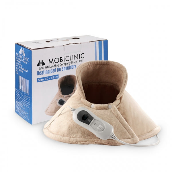 Electric neck pillow | 62x60 cm | 3 heat levels | Low consumption | Minimum expense | Automatic shutdown | Mobiclinic