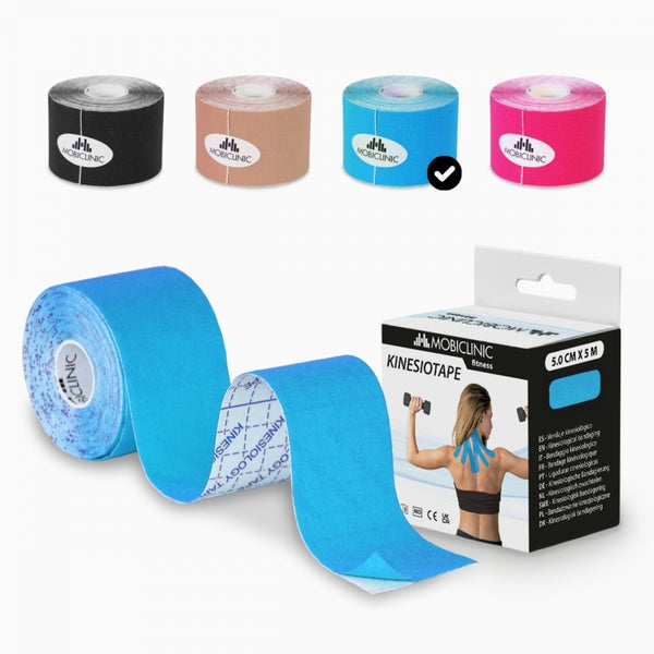 Kinesiotape | Kinesiology Tape | Kinesiology Bandage | Model: Mobitape | Pink | Mobiclinic