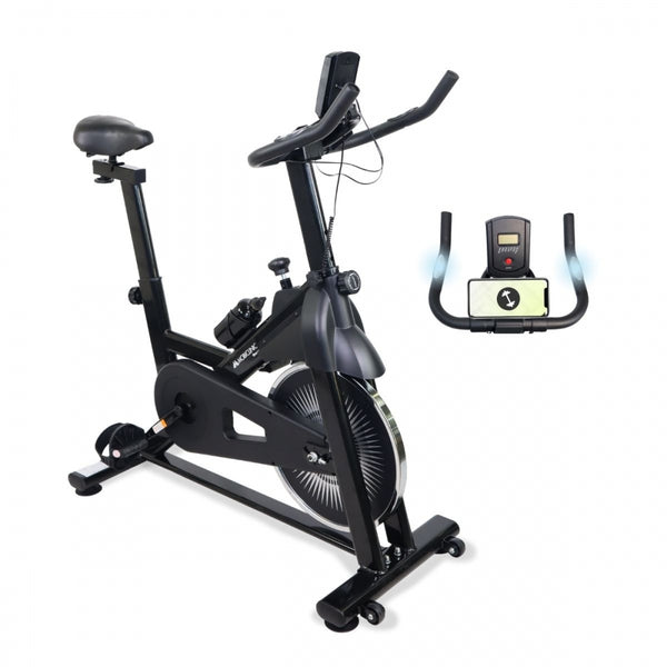 Spinning bike | Adjustable | Various resistance levels | Training control | Black | Teide | Mobiclinic