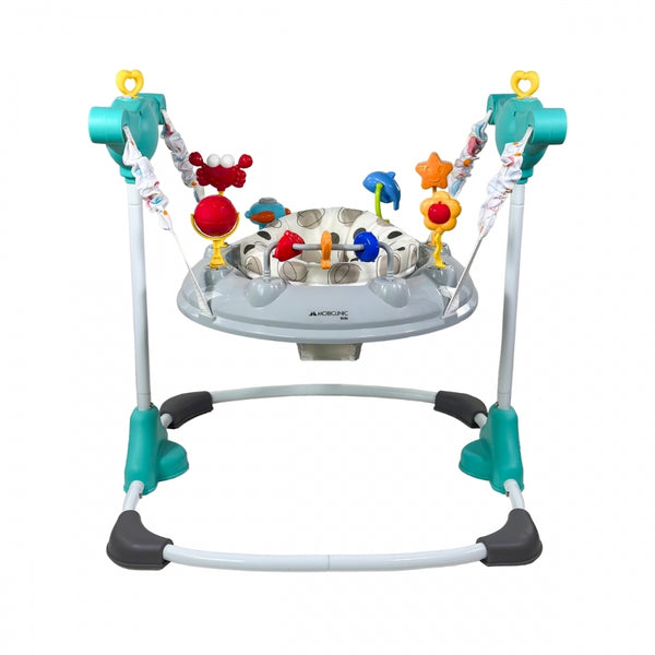 Baby Jumper | 8 Toys | 7 Songs | 3 Heights | 360º Rotating Seat | Washable | Tiger | Multicolor | Mobiclinic