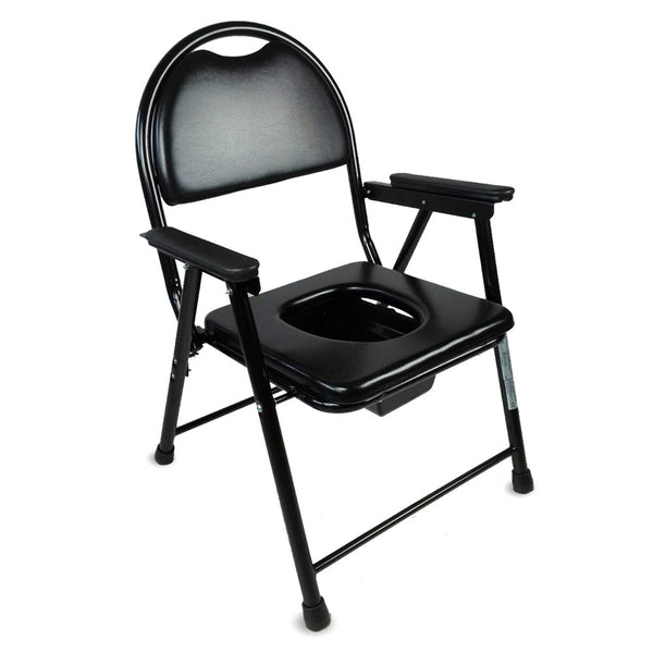 Mobiclinic, Guadalquivir, WC Chair, Bedside Commode, Armrests, Black
