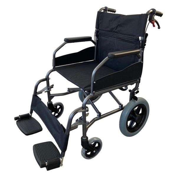 Transit folding wheelchair | Fixed armrest and footrest | Folding backrest | Model: Museo | Mobiclinic
