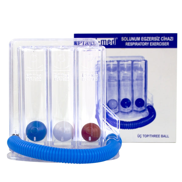 Respiratory Exerciser | Respiratory Therapy and Education Equipment | Transparent | Model: Mobiresp | Mobiclinic