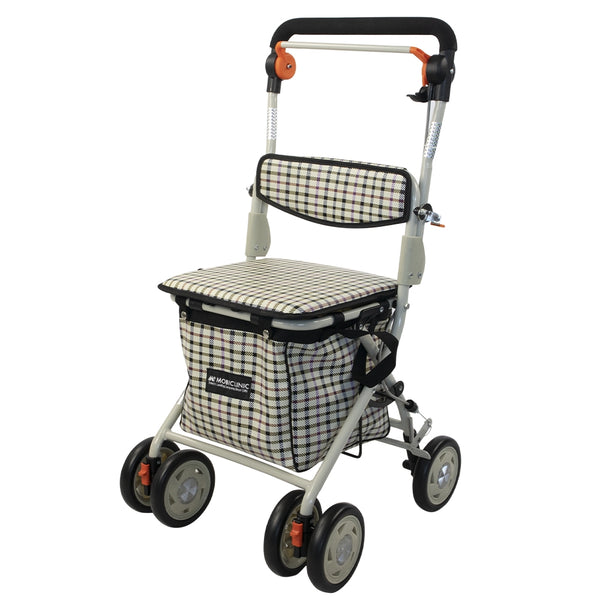 Shopping cart with walker | 4 wheels | Up to 120Kg | Foldable | With bag | Braking system | Frames | Colosseum | Mobiclinic