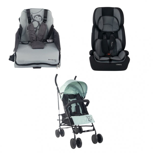 Kids Special Travel Pack | Stroller | Travel highchair | Car seat | Safety | Comfort | Mobiclinic