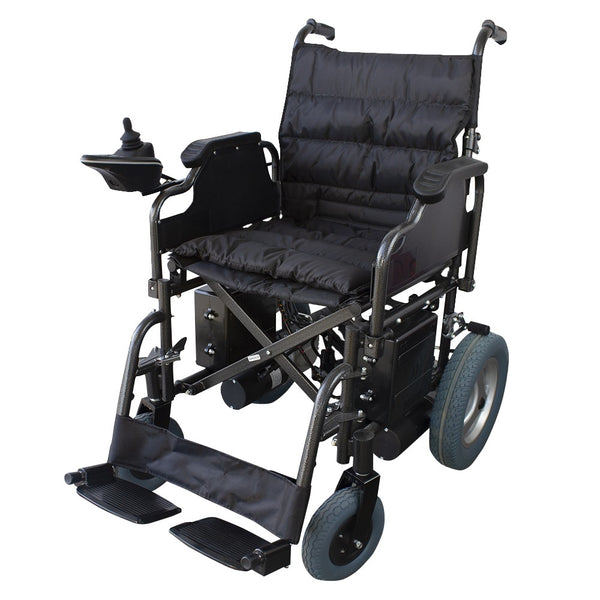 Electric Wheelchair | Foldable | Steel | Power | For People with Reduced Mobility | Auton. 20 Km | 24V | Black | Cenit | Mobiclinic